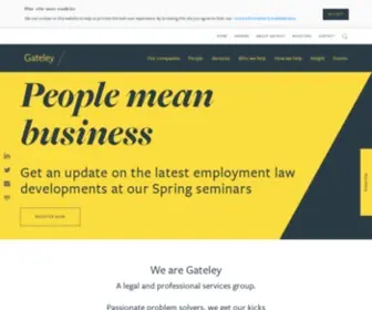 Gateleyplc.com(A legal and professional services group) Screenshot