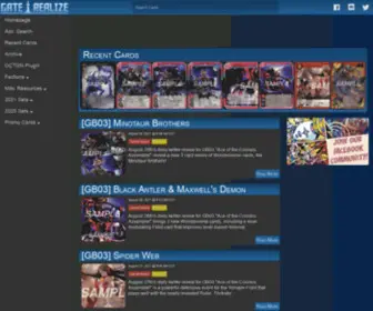 Gaterealize.com(Home) Screenshot