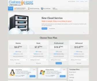 Gates2Host.com(Web Hosting in Egypt and middle east since 2002) Screenshot