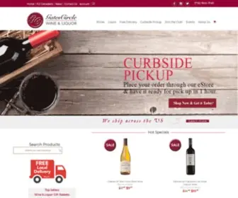 Gatescircleliquor.com(Gates Circle Wines & Liquor Home) Screenshot