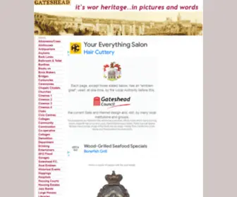 Gatesheadhistory.com(Gateshead History) Screenshot