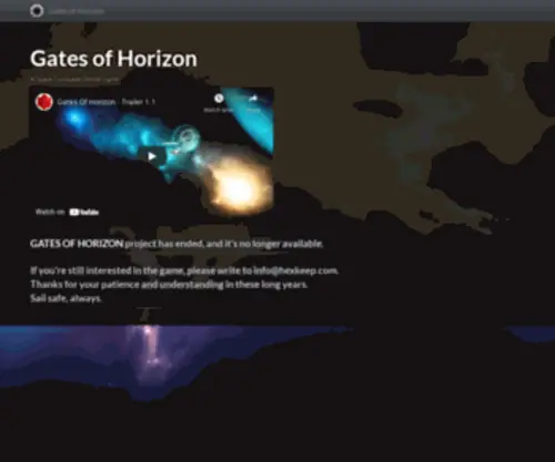 Gatesofhorizon.com(Gates of Horizon) Screenshot