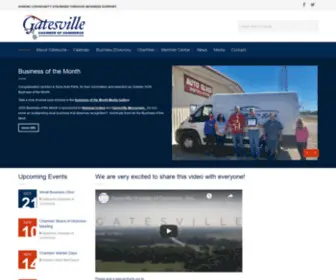 Gatesvilletx.info(Gatesville Chamber of Commerce) Screenshot