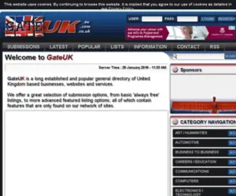 Gateuk.com(A Quality United Kingdom Directory) Screenshot