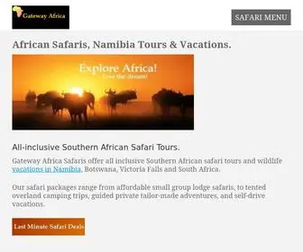 Gateway-Africa.com(African Safaris) Screenshot