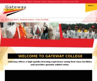 Gateway.ac.uk(More Than A College) Screenshot