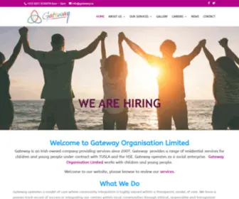 Gateway.ie(Residential Childrens Services Ireland) Screenshot