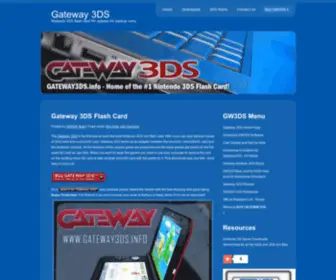 Gateway3DS.info(Gateway3DS info) Screenshot