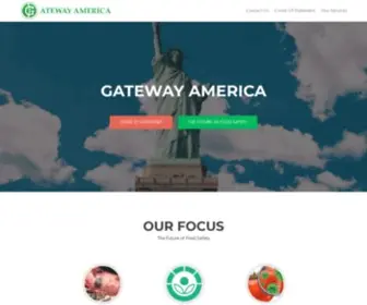 Gatewayamerica.net(The Future of Food Safety) Screenshot