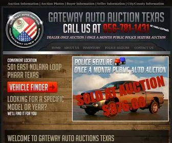 Gatewayautoauctiontexas.com(Gateway Auto Auction Texas) Screenshot