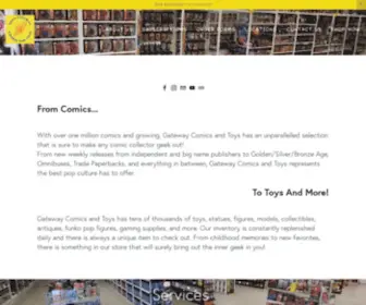 Gatewaycomicsandtoys.com(Nova Gateway Comics and Toys) Screenshot