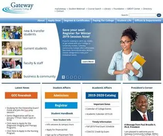 Gatewayct.edu(Gateway Community College) Screenshot