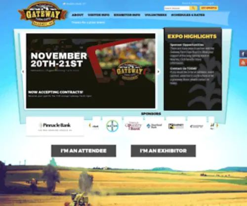 Gatewayfarmexpo.org(Gateway Farm Expo) Screenshot
