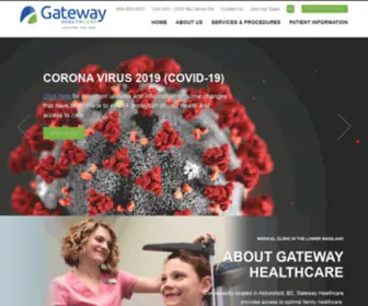 Gatewayhealth.ca(Gateway Healthcare) Screenshot