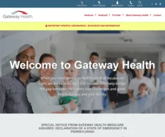 Gatewayhealthplan.com(Gateway Health) Screenshot