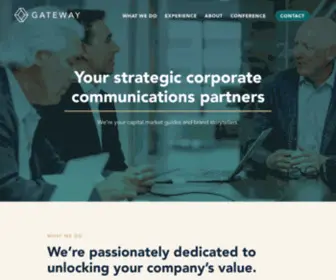 Gatewayir.com(Comprehensive Capital Markets Navigation & Investor Relations) Screenshot