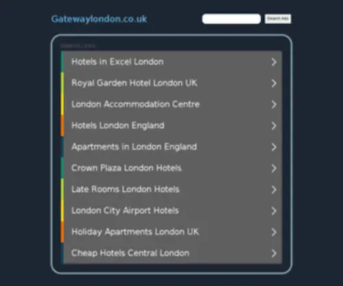 Gatewaylondon.co.uk(Working & Living in London) Screenshot