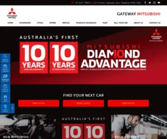 Gatewaymitsubishi.com.au(Gateway Mitsubishi) Screenshot