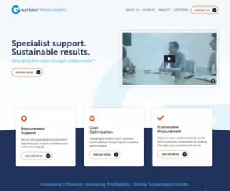 Gatewayprocurement.co.uk(Procurement Consultancy Hull) Screenshot