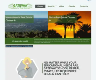 Gatewayschoolofrealestate.com(Gateway School of Real Estate) Screenshot