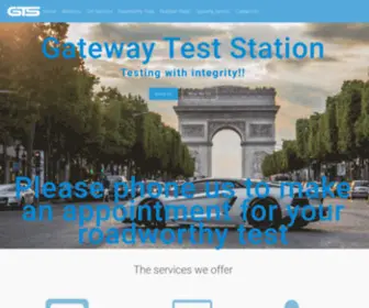 Gatewayteststation.co.za(Gateway Test Station) Screenshot