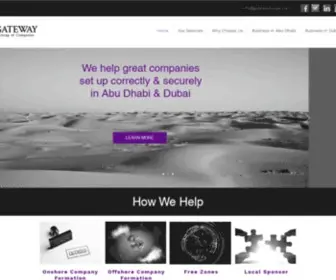 Gatewaytoabudhabi.com(Gateway to Abu Dhabi Dubai) Screenshot