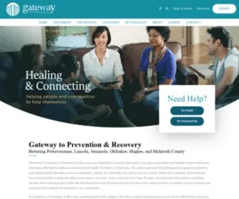 Gatewaytoprevention.org(Gateway to Prevention & Recovery) Screenshot