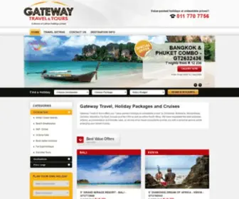 Gatewaytours.co.za(Holiday Packages & Travel Tours) Screenshot