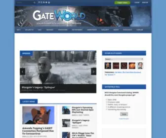 Gateworld.net(Your Complete Guide to Stargate) Screenshot
