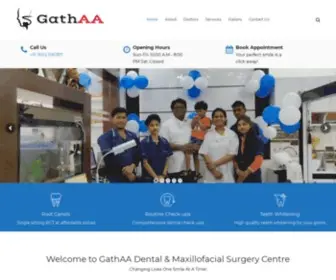 Gathaadental.com(Gathaa Dental and Maxillofacial Surgery Centre) Screenshot