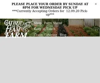 GatherandfeastfarmStore.com(Gather and Feast Farm Store) Screenshot