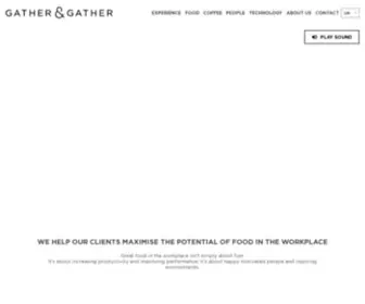 Gatherandgather.com(Gather and Gather) Screenshot