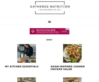 Gatherednutrition.com(Where Comfort Meets Nourishment) Screenshot