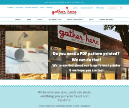 Gatherhereonline.com(Gather Here) Screenshot