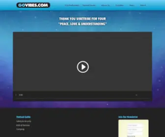 Gatheringofthevibes.com(Gathering of the Vibes Music Festival) Screenshot