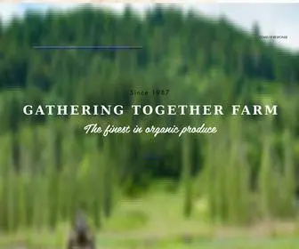 Gatheringtogetherfarm.com(Farmstand & Restaurant) Screenshot