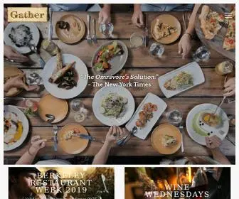 Gatherrestaurant.com(Restaurant in Berkeley) Screenshot