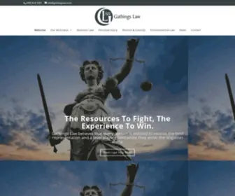 Gathingslaw.com(Gathings Law) Screenshot