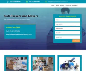 Gati-Packers-AND-Movers.co.in(Gati Packers And Movers) Screenshot