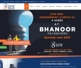 Gatikedu.com(Gatik Junior College) Screenshot