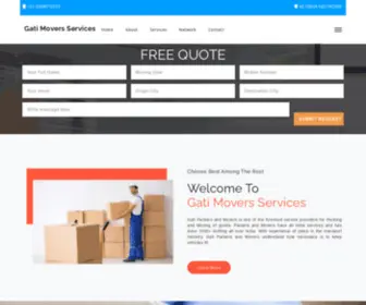 Gatimoversservices.com(Packers and Movers Jaipur) Screenshot