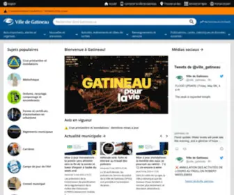 Gatineau.ca(Ville de Gatineau) Screenshot