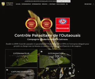 Gatineauexterminateur.ca(Exterminateur) Screenshot