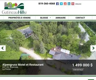 Gatineauhills.com(Gatineau Hills) Screenshot