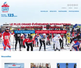 Gatineauloppet.com(Gatineau Loppet) Screenshot