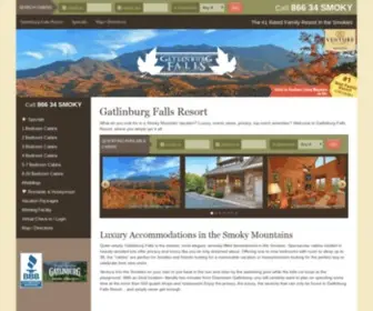 Gatlinburgfallsresort.com(Gatlinburg Cabin Rentals) Screenshot