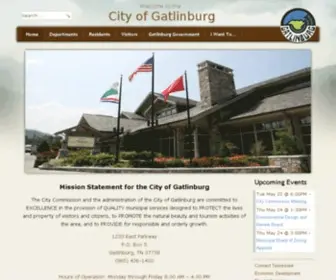 Gatlinburgtn.gov(Gatlinburg, TN) Screenshot