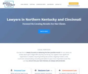 Gatlinvoelker.com(Northern KY Business Attorneys) Screenshot