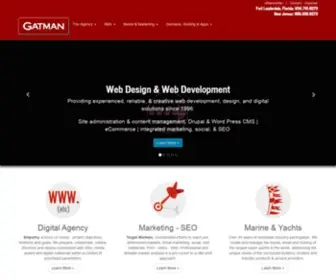 Gatman.com(Fort Lauderdale Web Design & Development) Screenshot