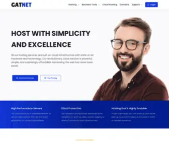 Gatnet.in(Indian Web Hosting Provider) Screenshot